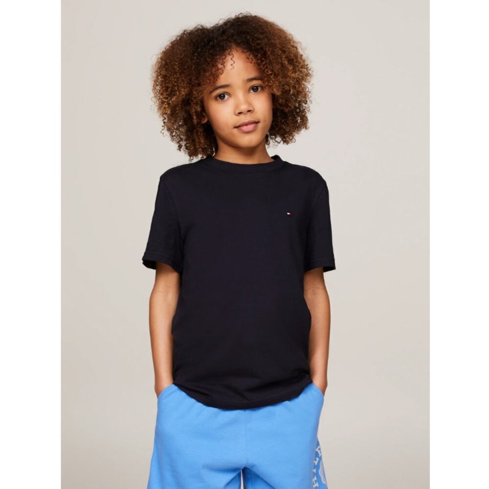 Tommy Hilfiger Baby Blue Unisex Plain Basic T-shirt Size 12 M